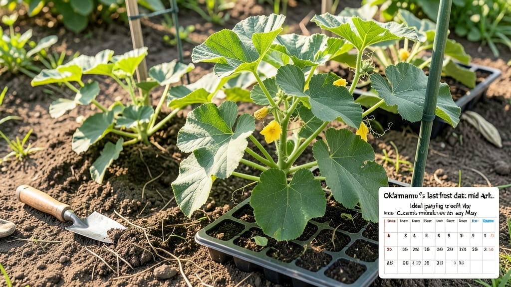 When to Plant Cantaloupe in Oklahoma: Frost-Free Window & Variety Heat Tolerance Guide