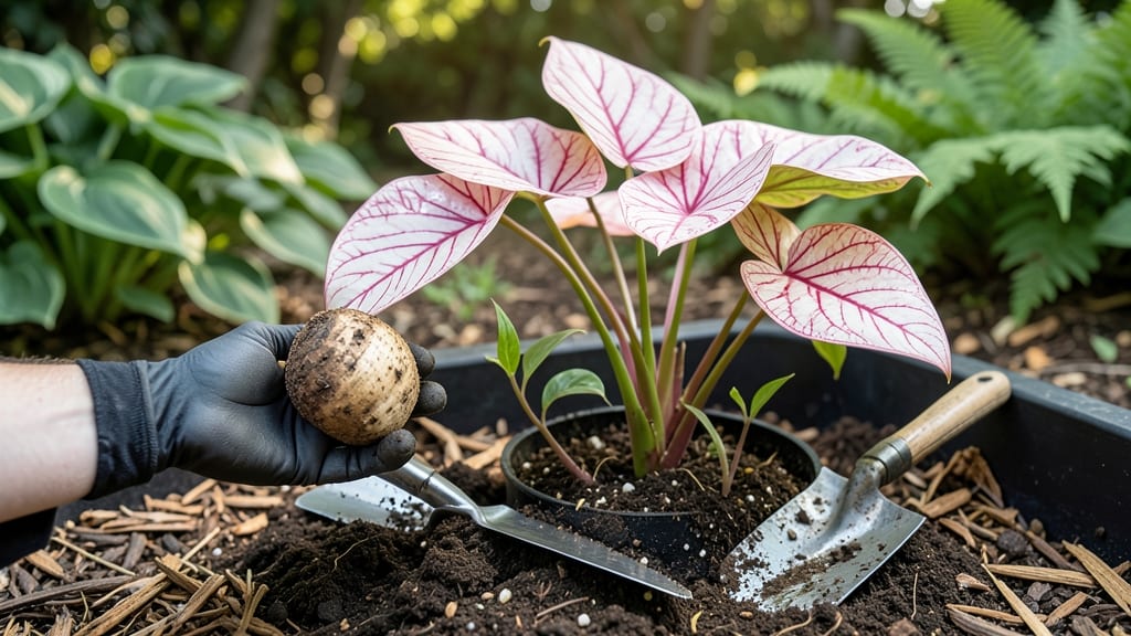 When to Plant Caladium Bulbs in Zone 8: Spring Soil Warmth Triggers for Vibrant Foliage
