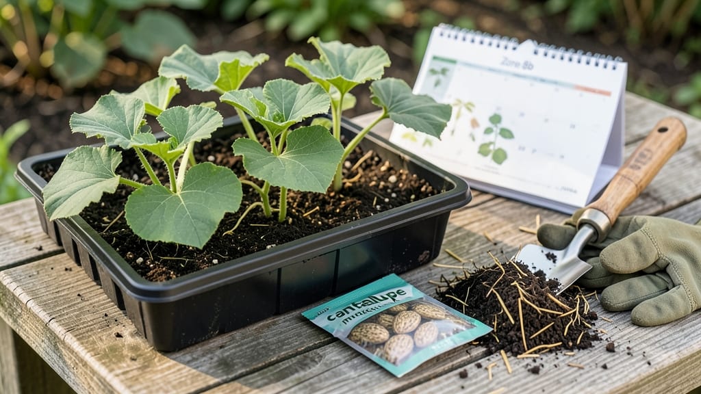 When to Plant Cantaloupe in Zone 8b: Exact Start Dates for Zero Bolt Risk