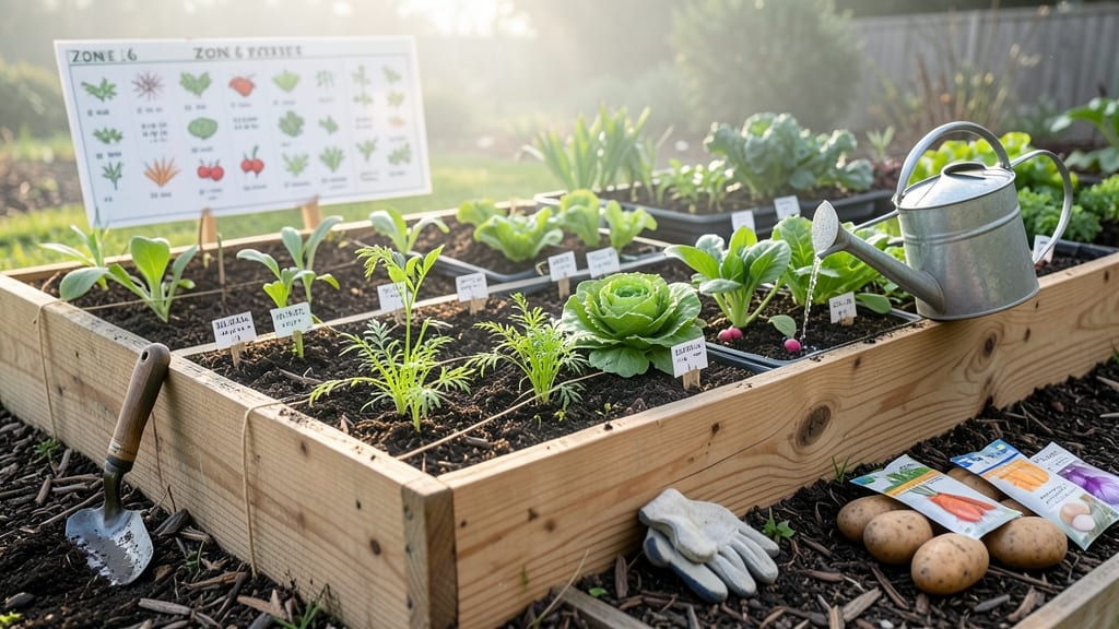 When to Plant Early Spring Vegetables in Zone 6: Cold-Hardy Varieties That Thrive Before Frost Risk