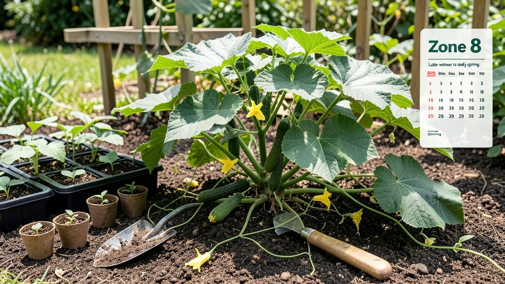When to Plant Cucumbers in Zone 8: Frost-Free Timeline for Bold Growth