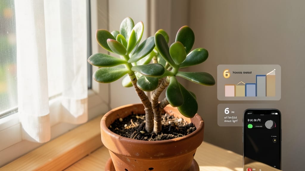 How Much Light Does Jade Plant Need: Bright Indirect Sun for Thriving Growth