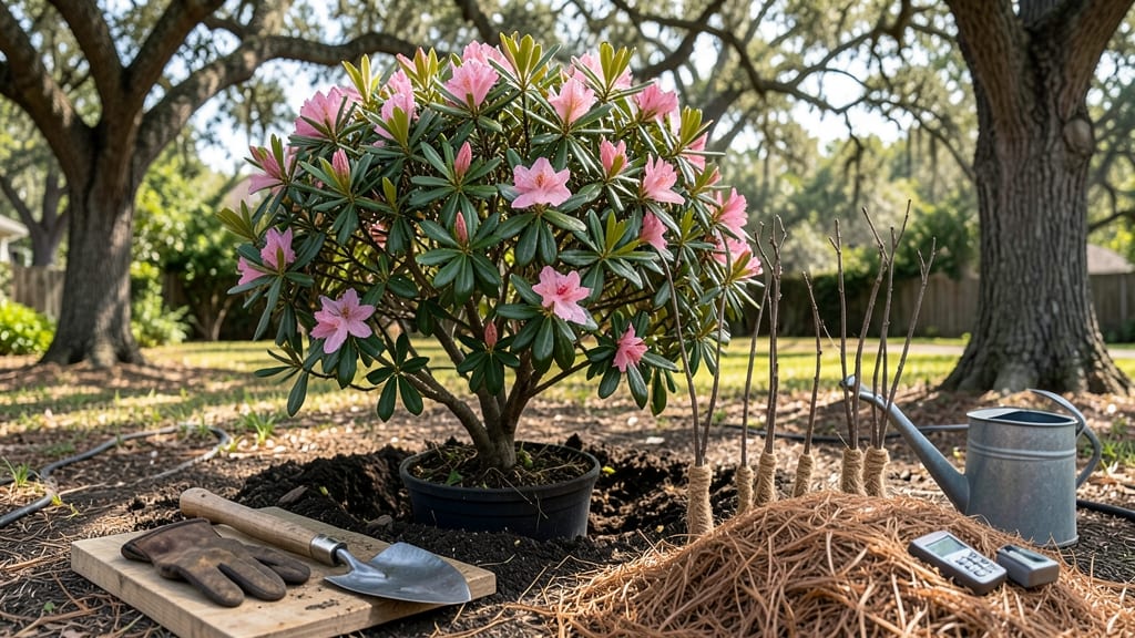 When to Plant Azaleas in Louisiana: Humidity-Adapted Schedule for Year-Round Blooms